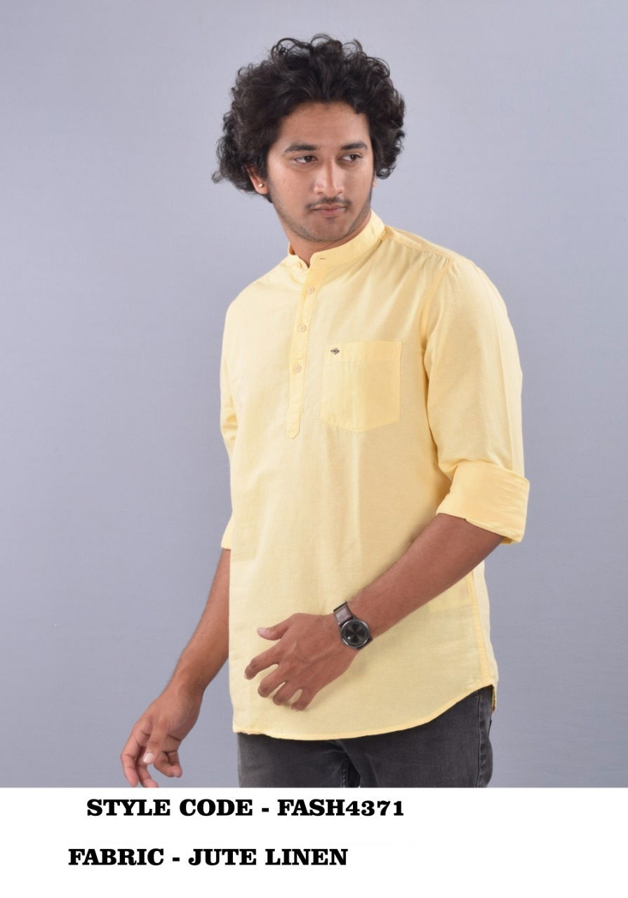 French American 01 Casual Wear Wholesale Short Kurta Mens Collection